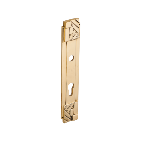 Plaque ART DECO en laiton