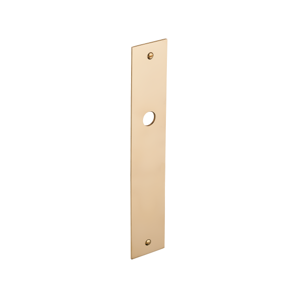 Plaque de propret� en laiton rectangulaire