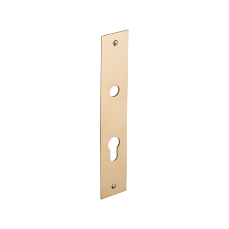 Plaque de propreté en laiton rectangulaire
