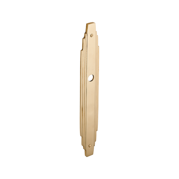 Plaque de propret� stri�e en laiton